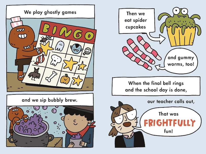 Sample content 4_The Gingerbread Man: Trick-or-Treaters on the Loose: A Graphic Novel