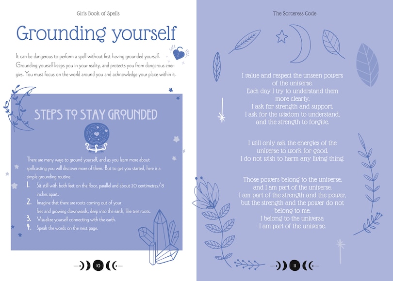 Aper&ccedil;u du contenu_The Girls' Book of Spells