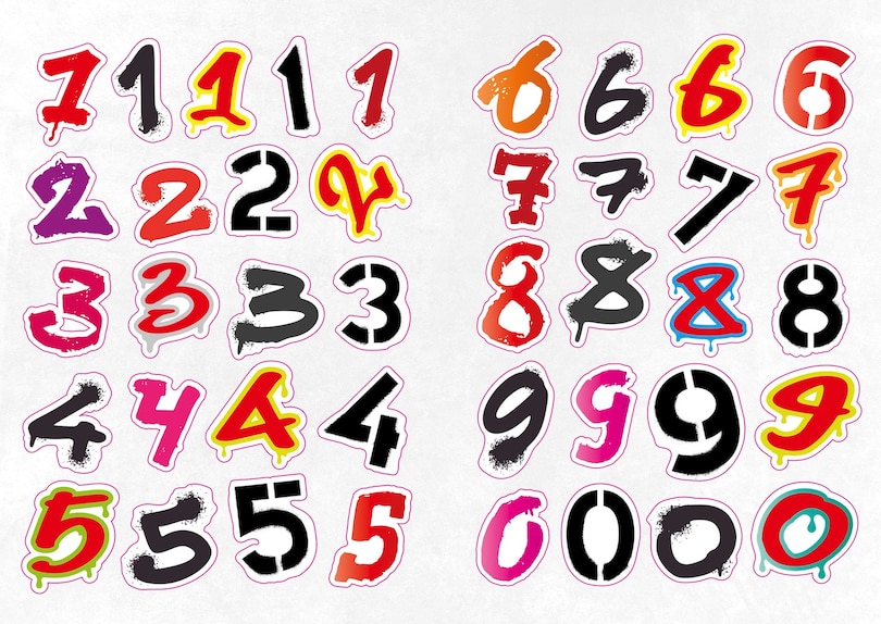 Sample content 5_The Graffiti Alphabet Sticker Book