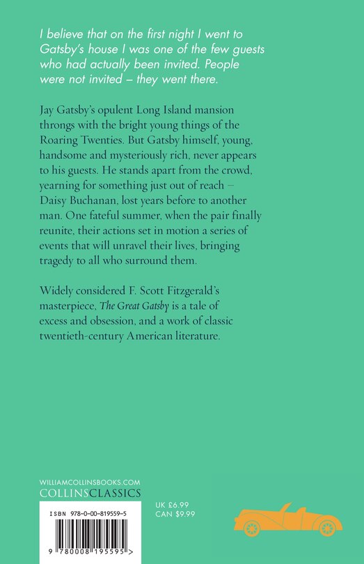 Back cover_The Great Gatsby