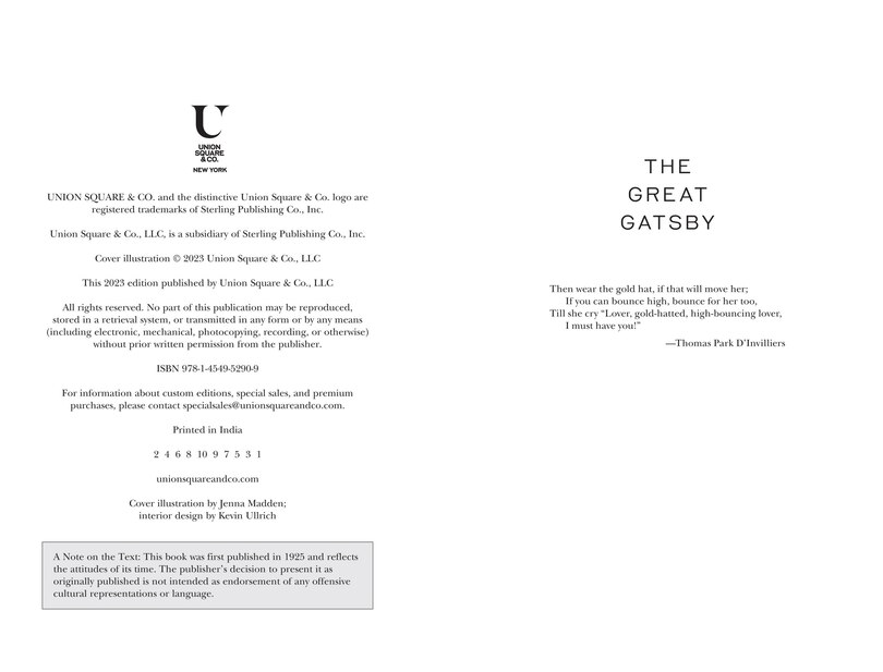 Sample content 3_The Great Gatsby (Special Edition)