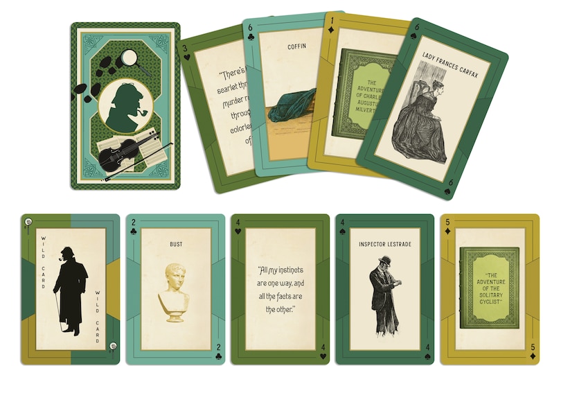Aper&ccedil;u du contenu_The Great Sherlock Deck