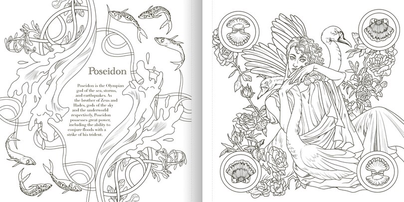 Sample content 4_The Greek Mythology Coloring Book