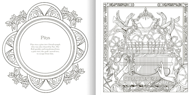 Sample content 5_The Greek Mythology Coloring Book