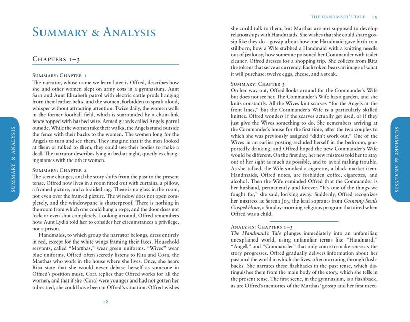 Sample content 3_The Handmaid's Tale Sparknotes Literature Guide
