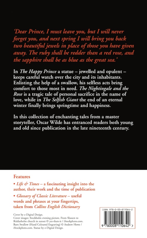 Back cover_The Happy Prince and Other Stories