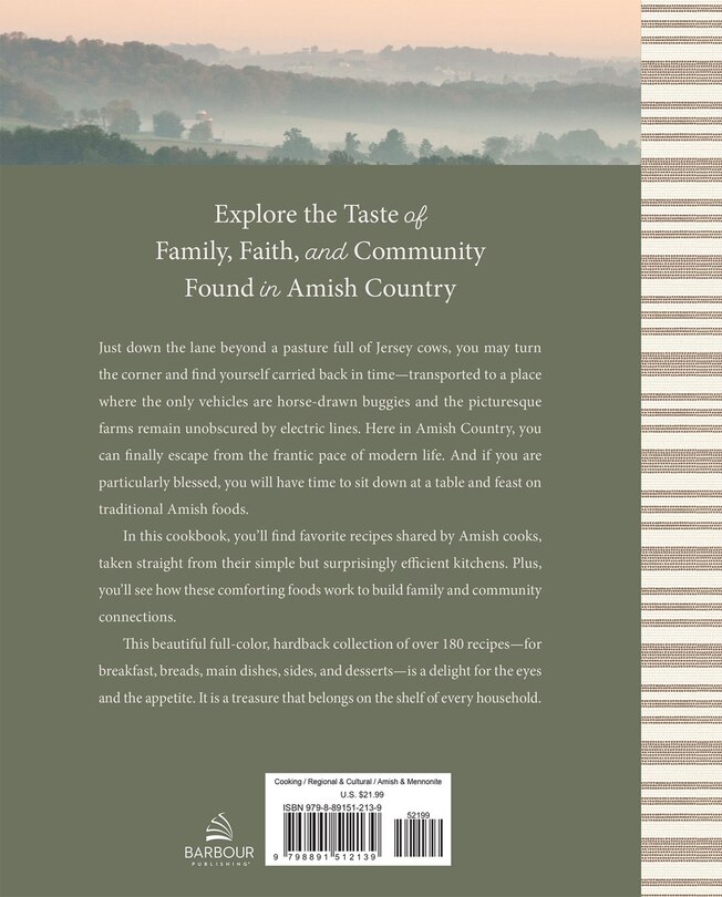 Back cover_The Heart of the Amish Cookbook