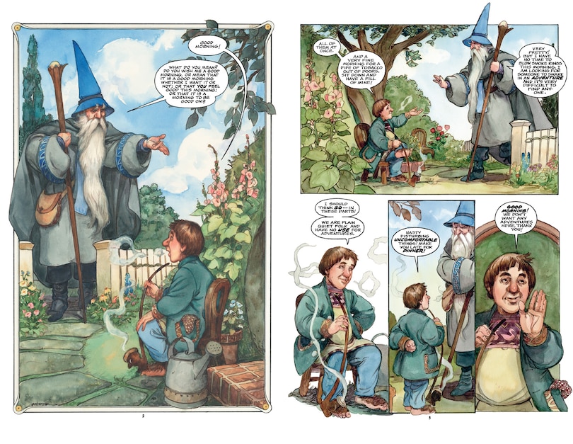 Sample content_The Hobbit Graphic Novel: Revised and Expanded