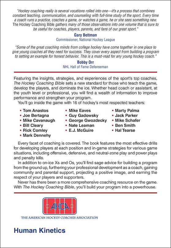 Back cover_The Hockey Coaching Bible
