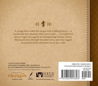 Back cover_The Horse And His Boy