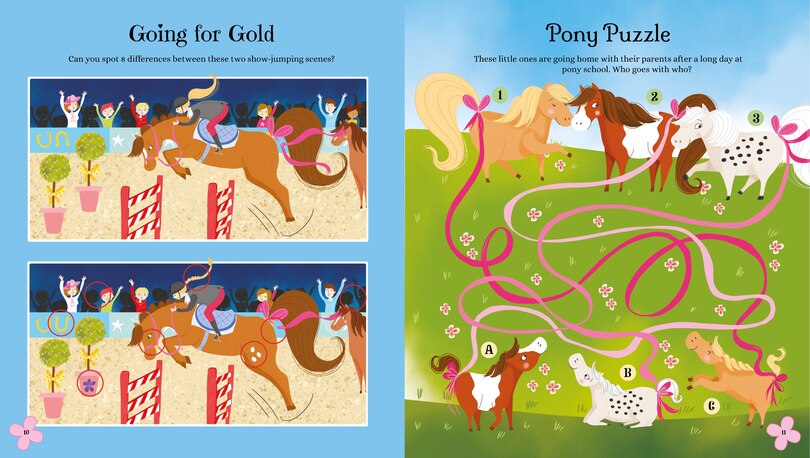 Sample content_The Horses And Ponies Activity Book
