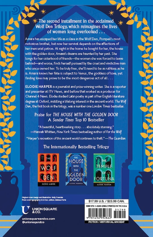 Back cover_The House with the Golden Door