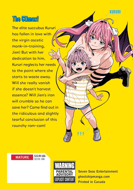 Couverture arrière_The Hungry Succubus Wants to Consume Him Vol. 3