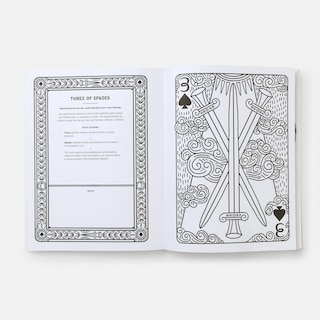 Sample content_The Illuminated Tarot Coloring Book