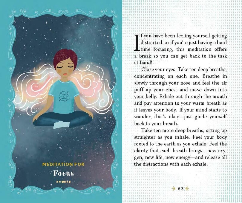 Aper&ccedil;u du contenu_The Junior Astrologer's Oracle Deck and Guidebook