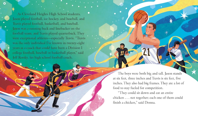 Aper&ccedil;u du contenu 4_The Kelce Brothers: A Who HQ Illustrated Biography
