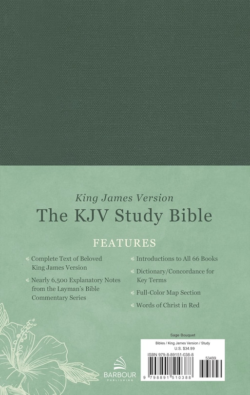 Back cover_The KJV Study Bible [Sage Bouquet]