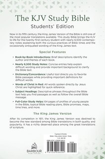 Back cover_The KJV Study Bible, Students' Edition [Cypress & Smoke]