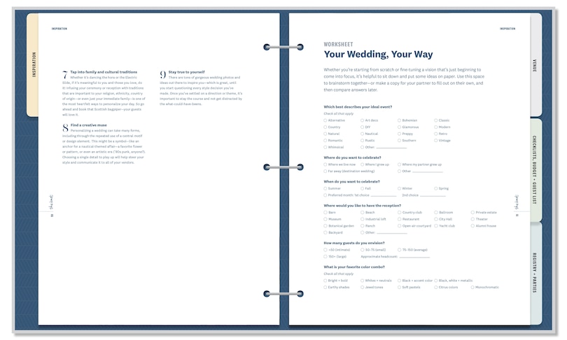 Sample content 3_The Knot Ultimate Wedding Planner And Organizer, Revised And Updated [binder]
