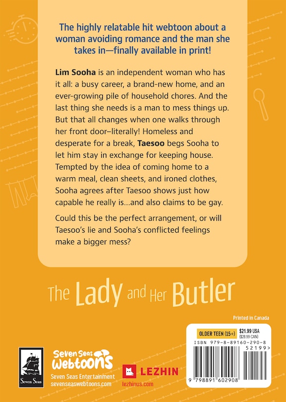 Back cover_The Lady and Her Butler Vol. 1