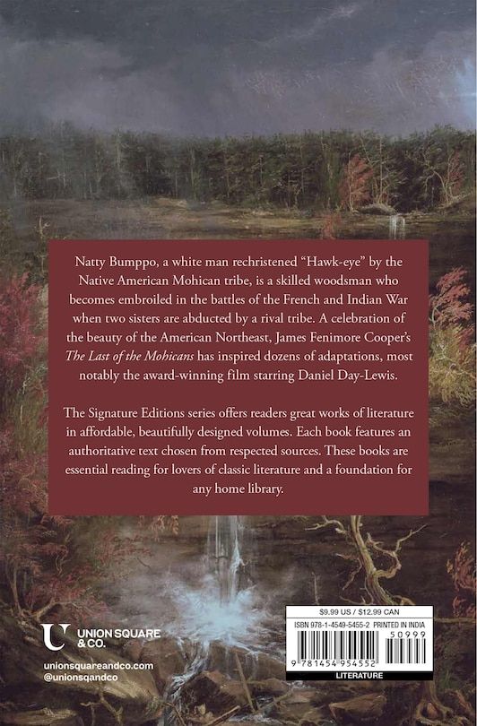 Back cover_The Last of the Mohicans