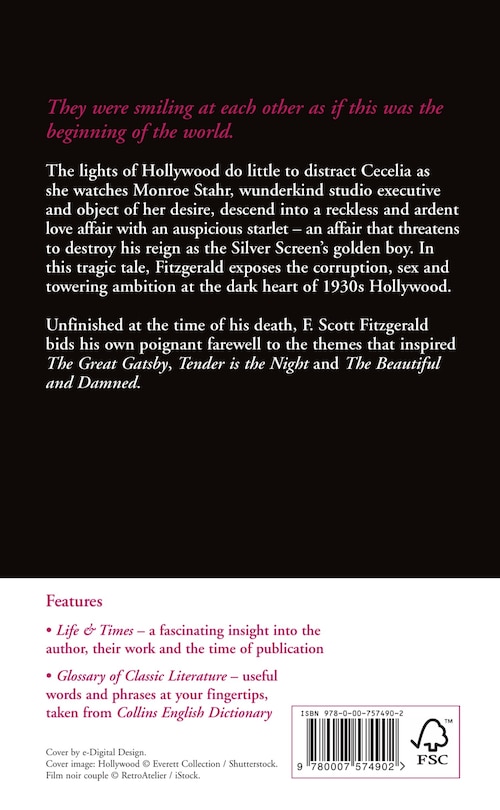 Couverture arri&egrave;re_The Last Tycoon