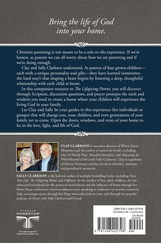 Couverture arrière_The Lifegiving Parent Experience