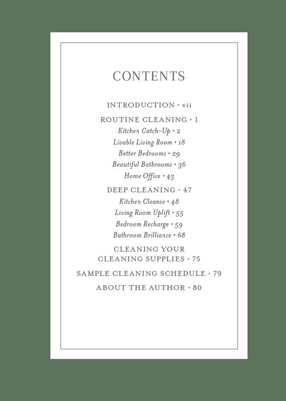 Sample content_The Little Book of Cleaning Tips