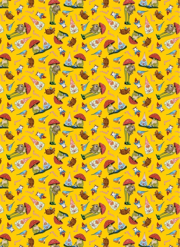 Sample content 4_The Little Frog Wrapping Paper Book