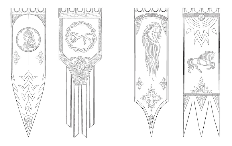 Sample content 3_The Lord of the Rings: The War of the Rohirrim Official Colouring Book