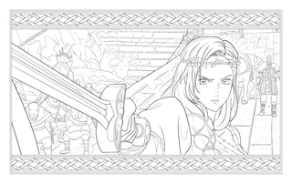 Sample content 5_The Lord of the Rings: The War of the Rohirrim Official Colouring Book