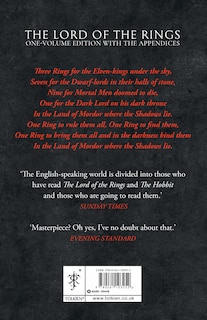 Couverture arri&egrave;re_The Lord of the Rings