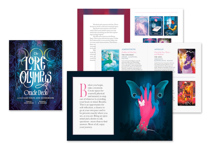 Sample content 3_The Lore Olympus Oracle Deck