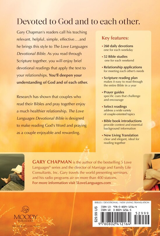 Couverture arri&egrave;re_The Love Languages&reg; Devotional Bible, Hardcover Edition