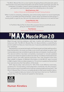 Back cover_The M.a.x. Muscle Plan 2.0