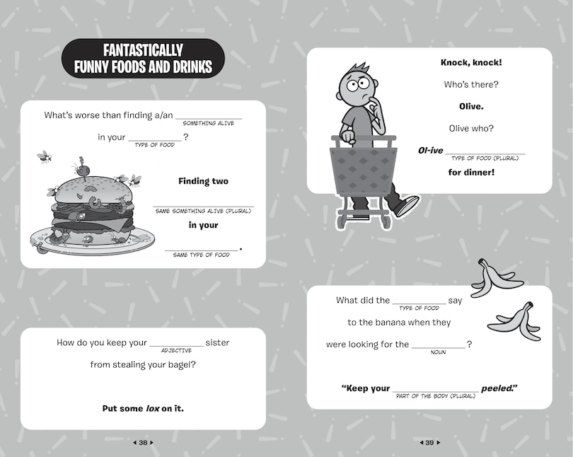 Aperçu du contenu 4_The Mad Libs Silly, Hilariously Funny, Belly-Busting Joke Book