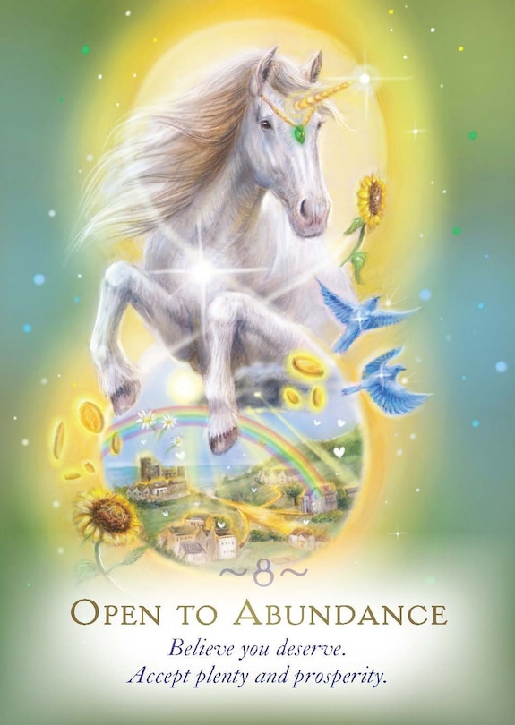 Sample content_The Magic Of Unicorns Oracle Cards