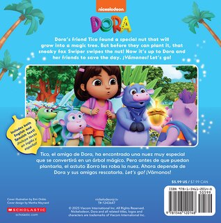 Back cover_Dora: The Magic Tree / El &aacute;rbol m&aacute;gico