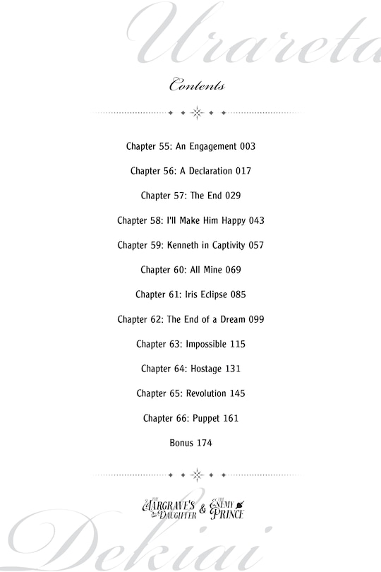 Aper&ccedil;u du contenu 4_The Margrave's Daughter & the Enemy Prince, Volume 6