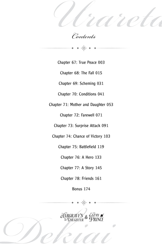 Aper&ccedil;u du contenu 4_The Margrave's Daughter & the Enemy Prince, Volume 7