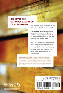 Couverture arrière_The Message//REMIX (Hardcover, Wood)