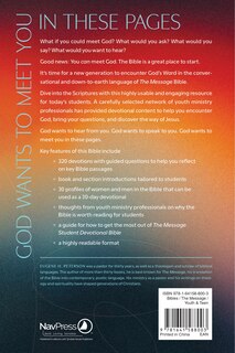 Back cover_The Message Student Devotional Bible (Softcover)