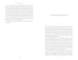 Aperçu du contenu_The Metamorphosis & Other Stories