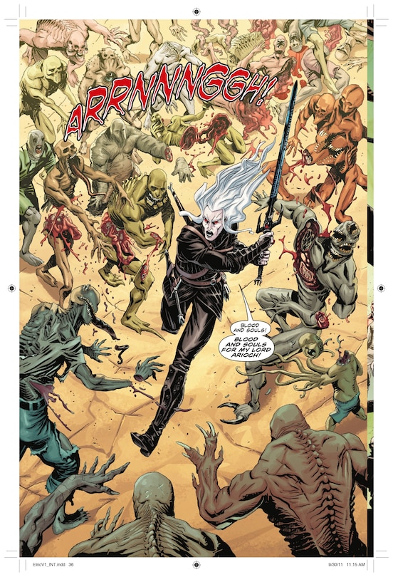 Sample content 3_The Michael Moorcock Library Elric: The Balance Lost Vol. 1