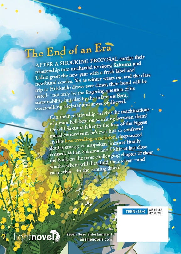 Back cover_The Mimosa Confessions (Light Novel) Vol. 5