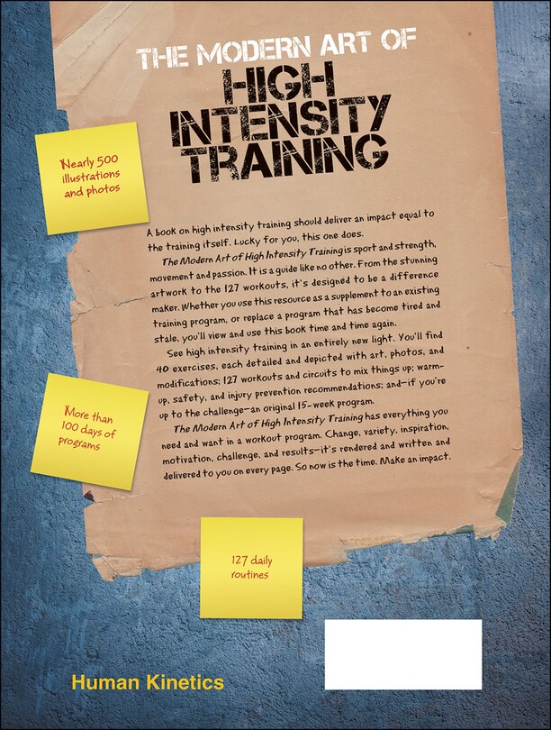 Back cover_The Modern Art Of High Intensity Training