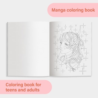 Sample content_The Modern Manga Coloring Book
