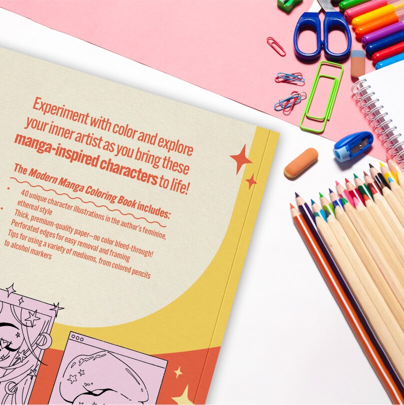 Sample content 4_The Modern Manga Coloring Book