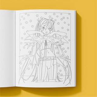 Sample content 5_The Modern Manga Coloring Book