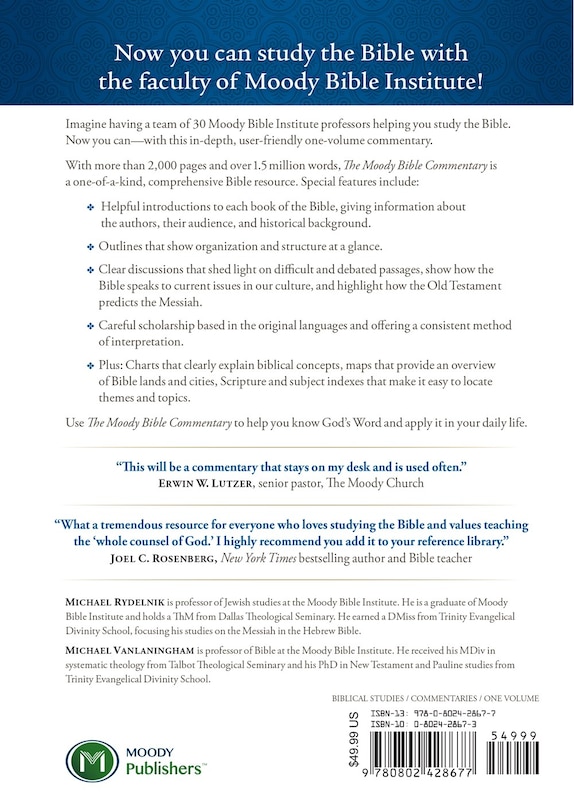 Couverture arrière_The MOODY BIBLE COMMENTARY